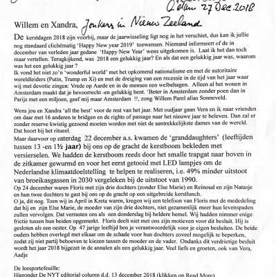 2018-12-27 Mail aan Willem en Xandra Jonkers in Nieuw Zeelland.