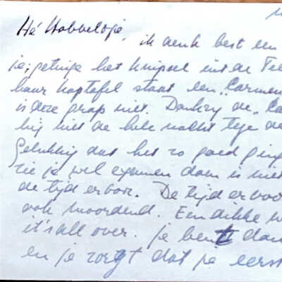 1967 Vera slaagt voor haar Mensendieck-opleiding