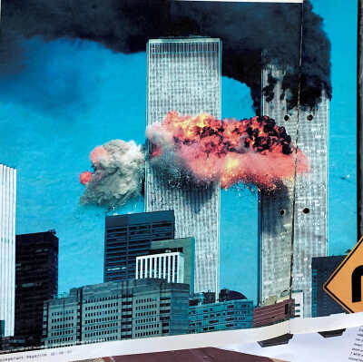 2001-09-11 De 911 aanval op the Twin Towers in New York.