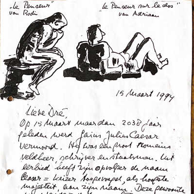 1994-03-15 ADDs verjaardagsbrief aan zijn secretaresse Andrea.