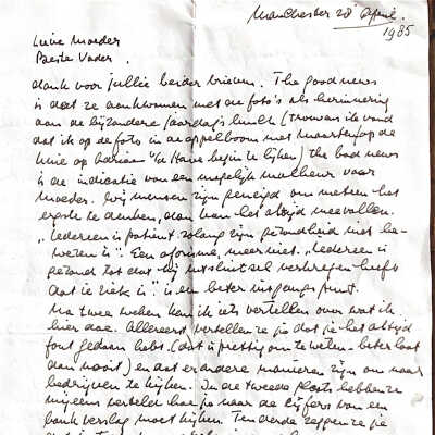 1985-04-28 ADD brief aan ouders vanuit Manchester.