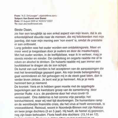 2020-08-22 Mail aan Daan de Vries