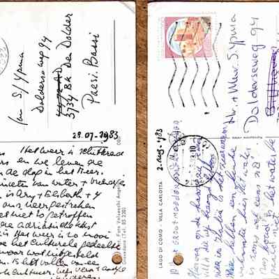 1983-07-28 Twee ansichtkaarten uit Pianello_Italië. (edited) (edited)