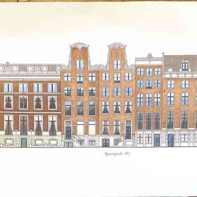 2023 01-26 Prent van Keizersgracht 702_704 gekregen Jan Karel Zuur