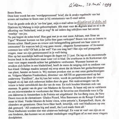 1999-05-30 Brief aan Boem.
