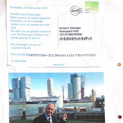 Brief burgermeester Rotterdam