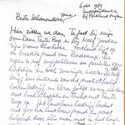 1989-10-06 Brief van ADD uit Amerika naar schoonouders Ypma.