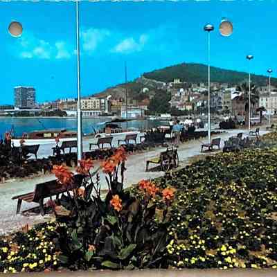1969-09-17 Split Yugoslavië; Huwelijksreis V & A.