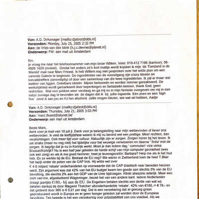 2005-07-25 visie op het CAP (Common Agricultural Policy) van het Engeland van Tony Blair.