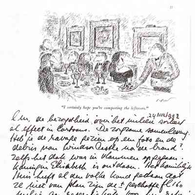 1992-11-24 Brief aan Em de Vries over daken, die in brandstaan en lekkende daken.
