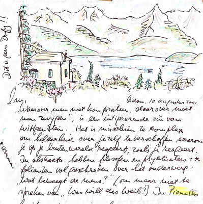 2001-06-10 Brief aan Em de Vries vanuit Pianello del Lario.