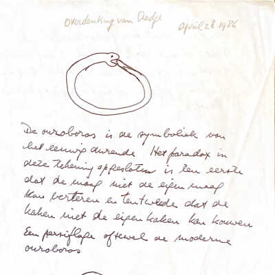 1986-04-28 Ouroboros (oud Grieks voor staart-eter)