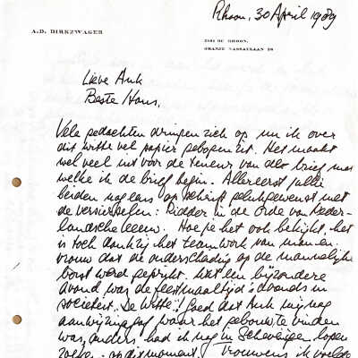 1989-04-30 Hans .Weezel Ridder Nederlandse Leeuw