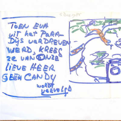 1985-12-05 Sinterklaas-cadeau een wasmachine Candy.