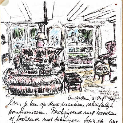 1999-08-31 Brief aan Em de Vries over de mantel v. Gogol.