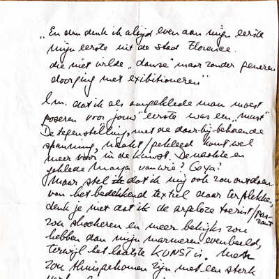 1992-05-20 Brief ADD aan Em de Vries over de “David” in Florence.