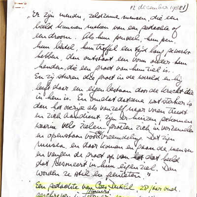 1988-12-12 Mail over Cees Dutihl
