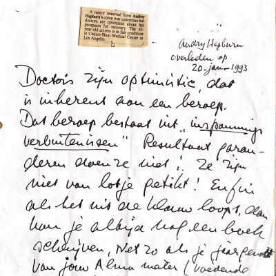 1993-01-20 Kattebelletje aan Herman Veen