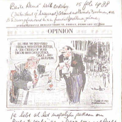 1988-02-15 Brief aan Rene Webb.