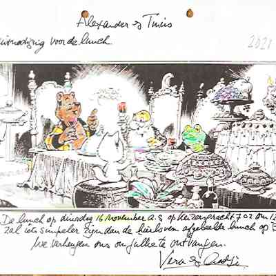 2021-11-16 Uitnodiging voor de lunch op Keizergracht 702 aan Tinus en Alexander Mackay