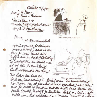 1995-07-13 Bedankbrief van ADD aan Hans Drost voor de driegangen lunch.
