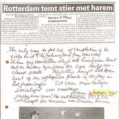 1995-01-03 Brief ADD aan Hans Gualthérie v. Weezel.