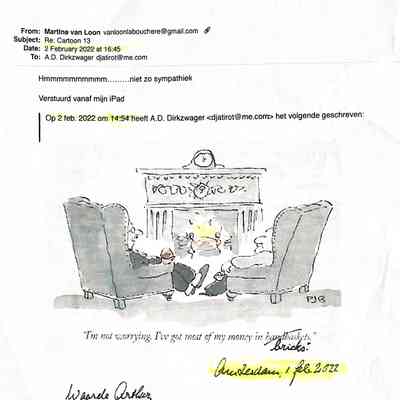 2022-02-01 Aanbod van Arthur Lahr om ons appartement te kopen afgewezen.