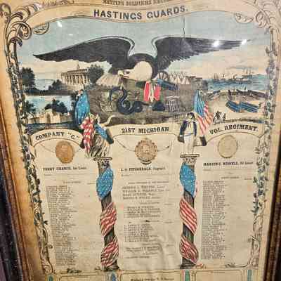 Framed Print - 21st MI Company C Volunteer Regiment