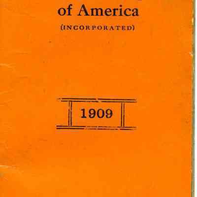 Memorandum notebook & 1909 calendar from International Harvester Company of America