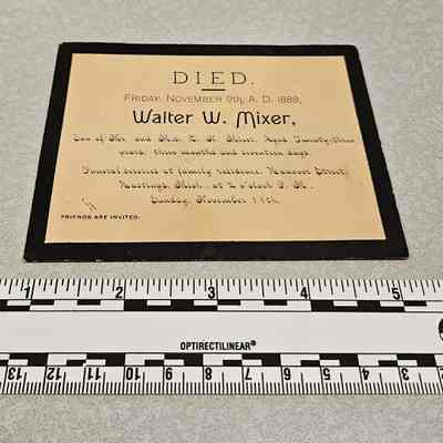 Funeral Card