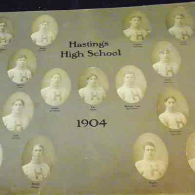 Hastings High School Football Team, 1904