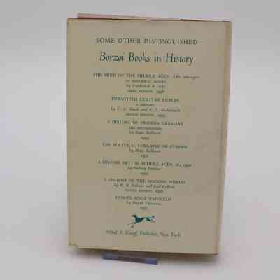 Back cover of "The Middle East: A History": The back covers blurb recommends seven other history books from the same publishers.
