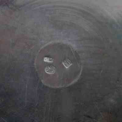 Bottom of plate: The bottom of the plate has 3 different makers marks.