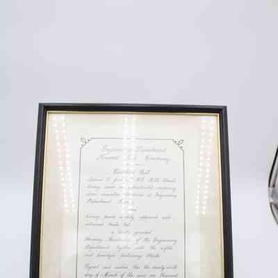 Kuwait Oil Company Honorary Engineer Certificate