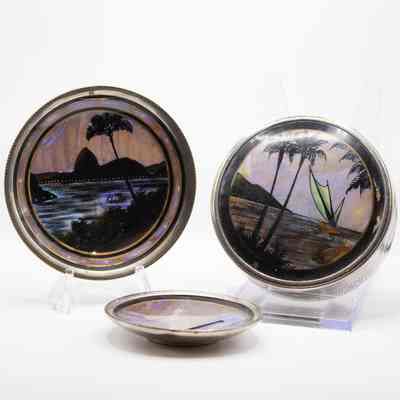 Set of Oasis Scene Coasters and Box