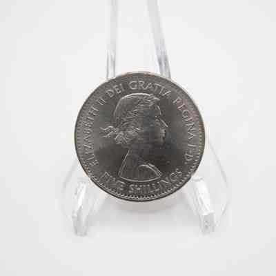 Queen Elizabeth II Five Shilling Coin