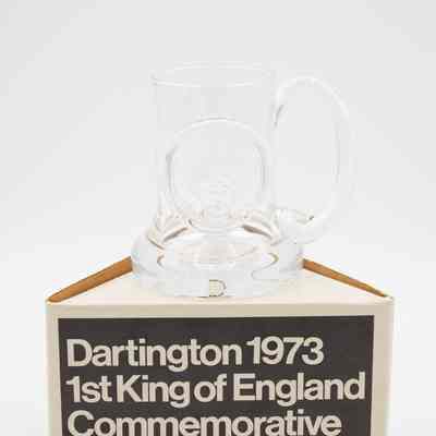 Dartington Glass Commemorative Tankard #10 and Box