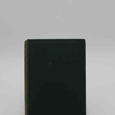 Cover of “The Letters of Gertrude Bell: Volume 1": The cover is blank and solid dark green.