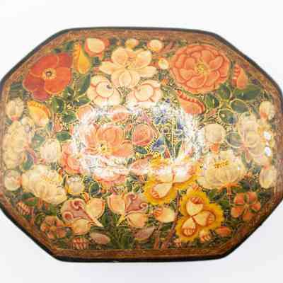 Paper Mache Covered Flower Box