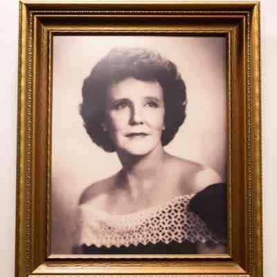 Large Photographs of L.T. and Jessie Jordan in Gold Frame