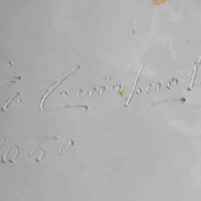 Guido Cacciappuoti’s signature: “ G Cacciappuoti, 1050”