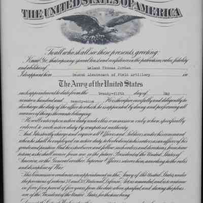 US Army Commission
