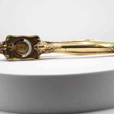 Gold Queen Elizabeth II Commemorative Coronation Nutcracker