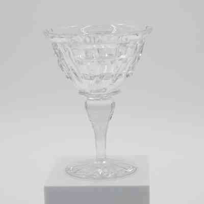 Crystal Cut Sherbet Dish