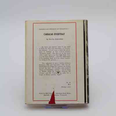 Back cover of "Speaking of Venezuela": The back cover has a blurb for the book "Caracas Everyday."