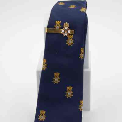 Sons of the American Revolution Tie and Tie Clip