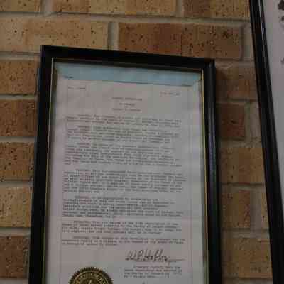 Framed Senate Resolution No. 66