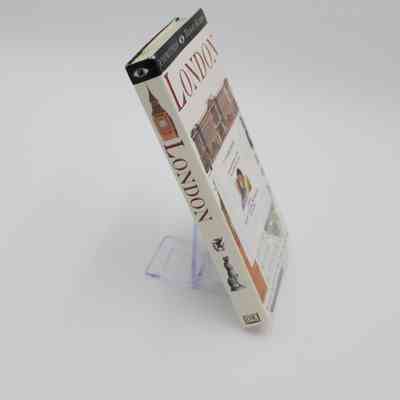 Book Spine: The spine of "London" features the top portion of Big Ben, book title, and the side-profile of the Admiral Horatio Nelson statue.