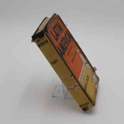Spine of "Latin America": The spine is yellow, featuring "Latin America," "Platt," and "Whittlesey House."