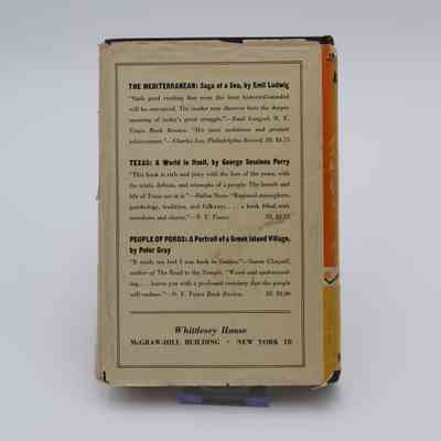 Back cover of "Latin America": There are three promotional blurbs for other books from the same publisher. Three geography books about the Mediterranean, Texas, and Poros, Greece.